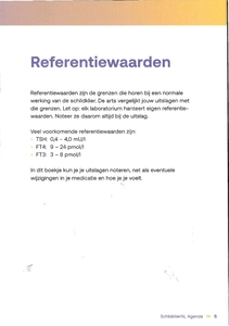 agenda-referentiewaarden